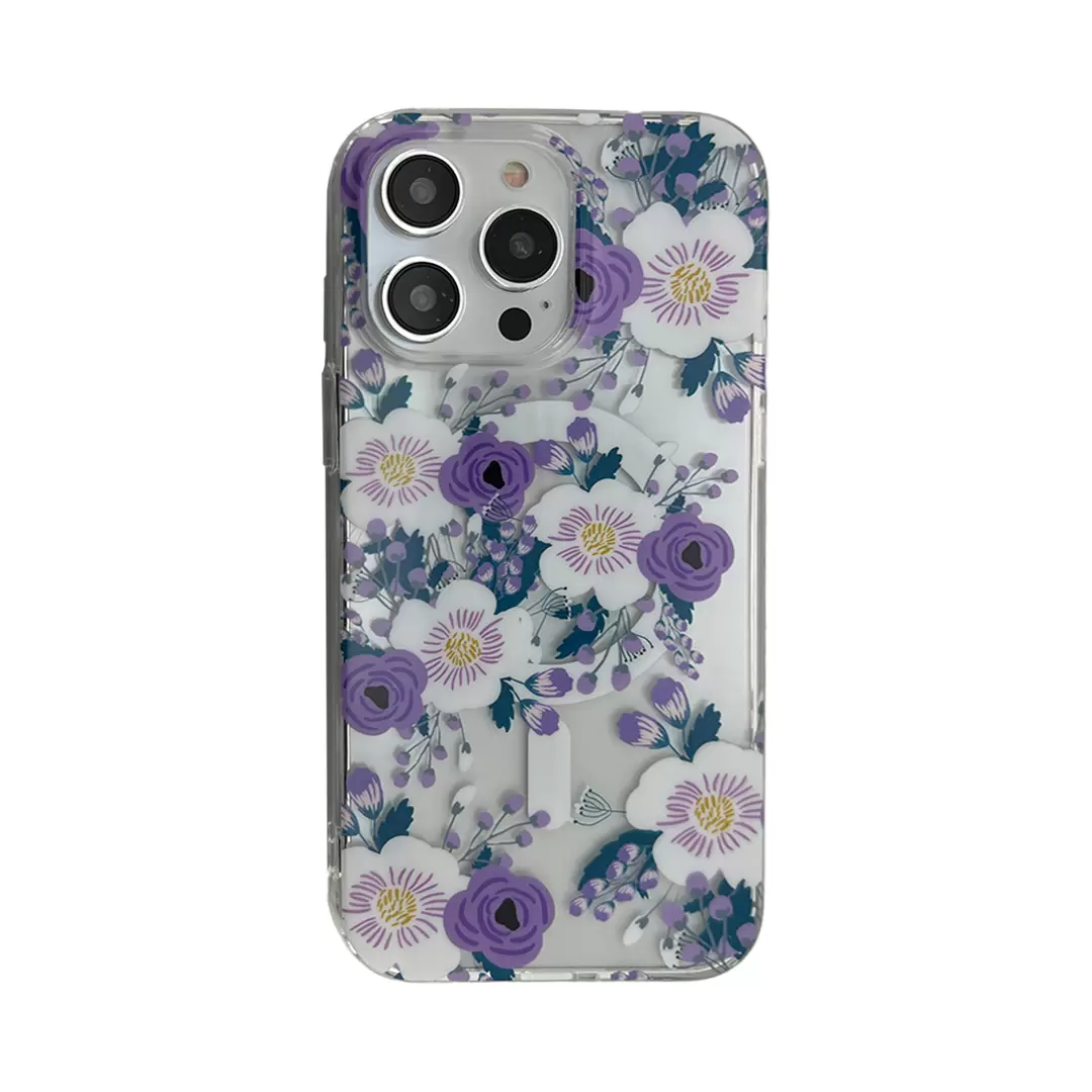 iPhone 14 Pro Max Designed case MagSafe Violet Bloom
